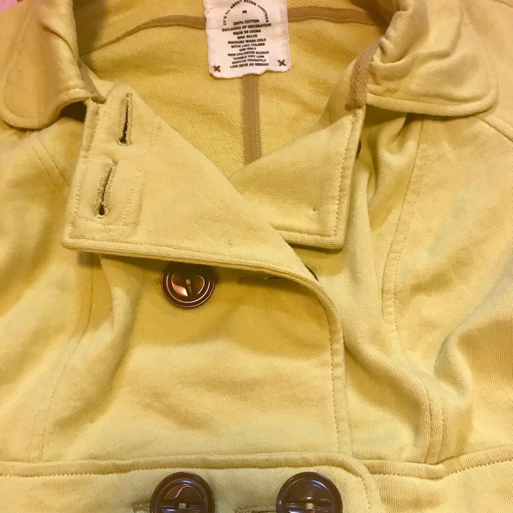Anthropologie Spring Peacoat, size medium